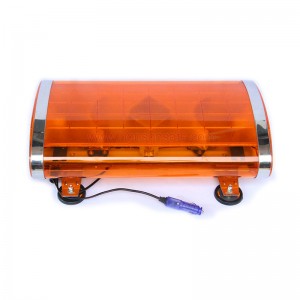 Halogen rotating amber mini light bar HSM203