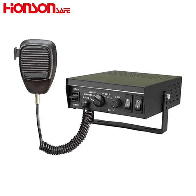 Wholesale High Quality Speaker With Lights Supplier –  100W Multi function ambulance car electronic police siren CJB100P – Honson