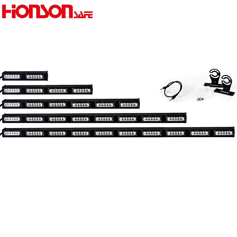 China High Quality Visor Emergency Lights Manufacturers –  warning flashing led traffic advisor light bar HTA64  – Honson