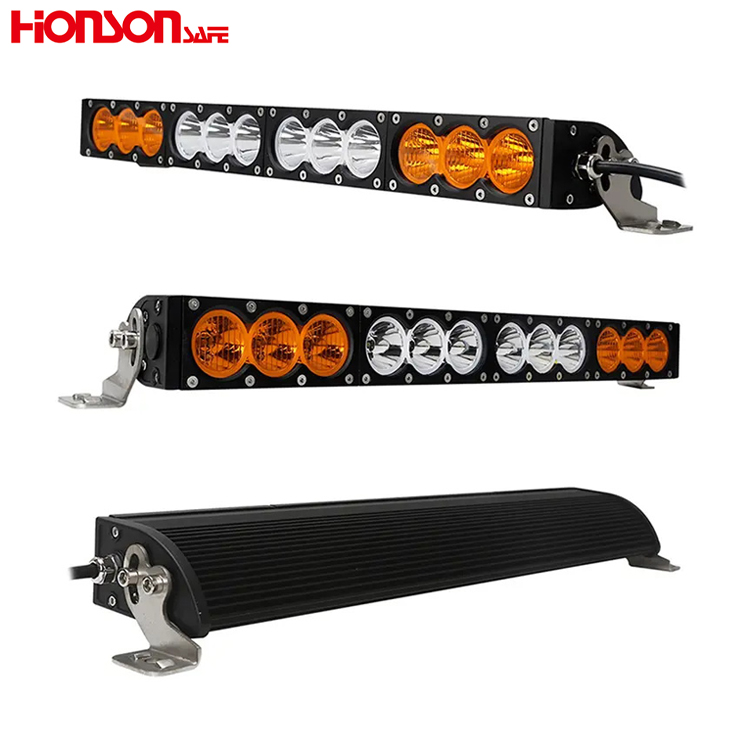 ODM Work Light Manufacturer –  Trucks automotive white amber combo flood spot 10W Led work light bar BC1030 – Honson
