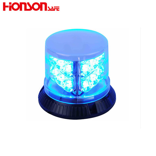 China High Quality Flashing Grill Lights Manufacturer –  HTL633 3W super bright clear lens warning flashing blue beacon light – Honson