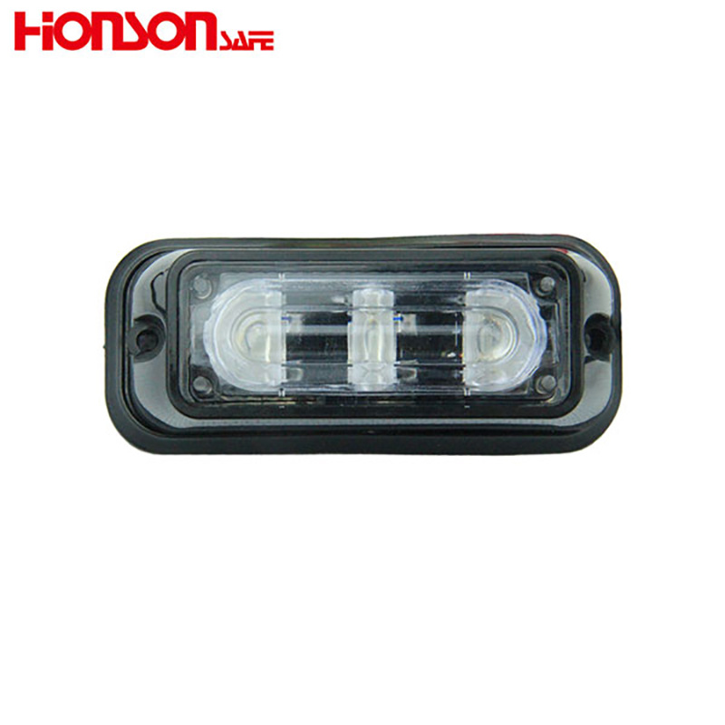Buy Vehicle Safety Lights Factories –  12V LED Linear Amber Blue warning flashing strobe Surface Mount Grille Bumper Light HF131 – Honson
