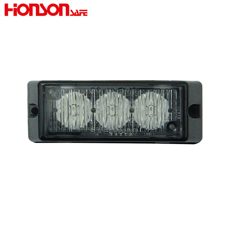 Flashing Led Bar Manufacturers –  Wholesale Surface Mounted 3W 3LED Signal Headlights LED strobe warning lights HF132 – Honson