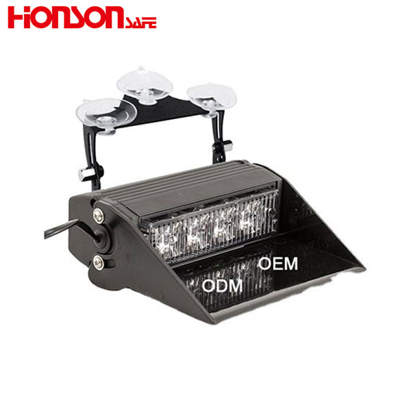 Emergency Dashboard Lights Manufacturer –  Signal Car interior mount High Intensity warning flashing LED Windshield Deck Dash Light HV-141 – Honson