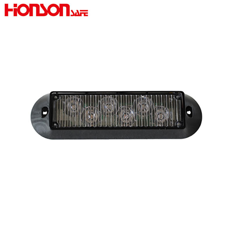 Slim Led Bar Manufacturers –  Amber blue red white LED Surface Mount Grille Vehicle led strobe grille light HF168 – Honson