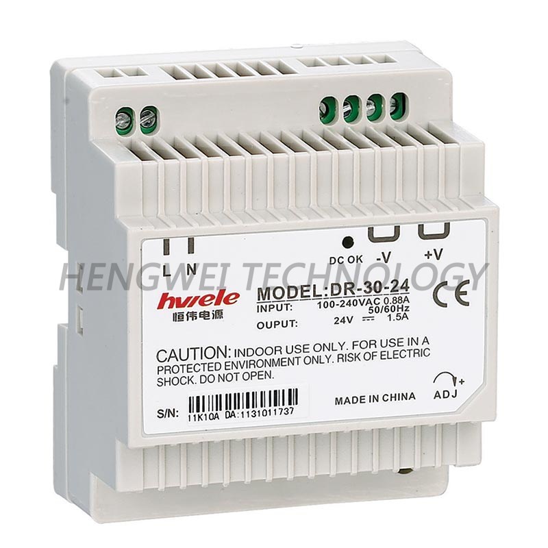 CE Certification Din Rail Switching Power Supply Suppliers - DR-30W – Hengwei