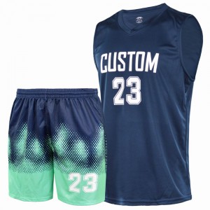 Wholesale Blank Basketball Jersey Supplier Uniform Packages Maker Up And Down Streetwear Ensemble Sport Sleeveless For Youth