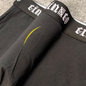 Custom Boxers For Kid Organic Cotton Panties With Pocket Boxer Shorts Jacquard Elastic Underwear For Men