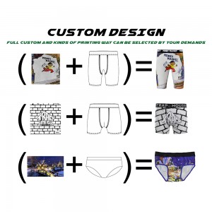 Good Quality Logo Custom Boxer Briefs Jacquard Waistband Brands Print Organic Boxer Shorts Cotton