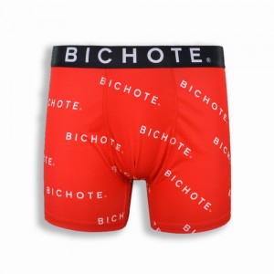 Fashion Custom Design Boxer Brief Underwear High Quality Print Red Underpants Comfortable Breathable For Men 