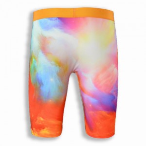 New Bright-Coloured Boxers Men’s Underwear Polyester Long Custom Logo Boxer Briefs Male