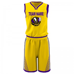 Multiple Design Reversible Basketball Jersey Team Set Your Own Print Men Kids Youth Suit Custom Logo Basketball Uniform Jersey