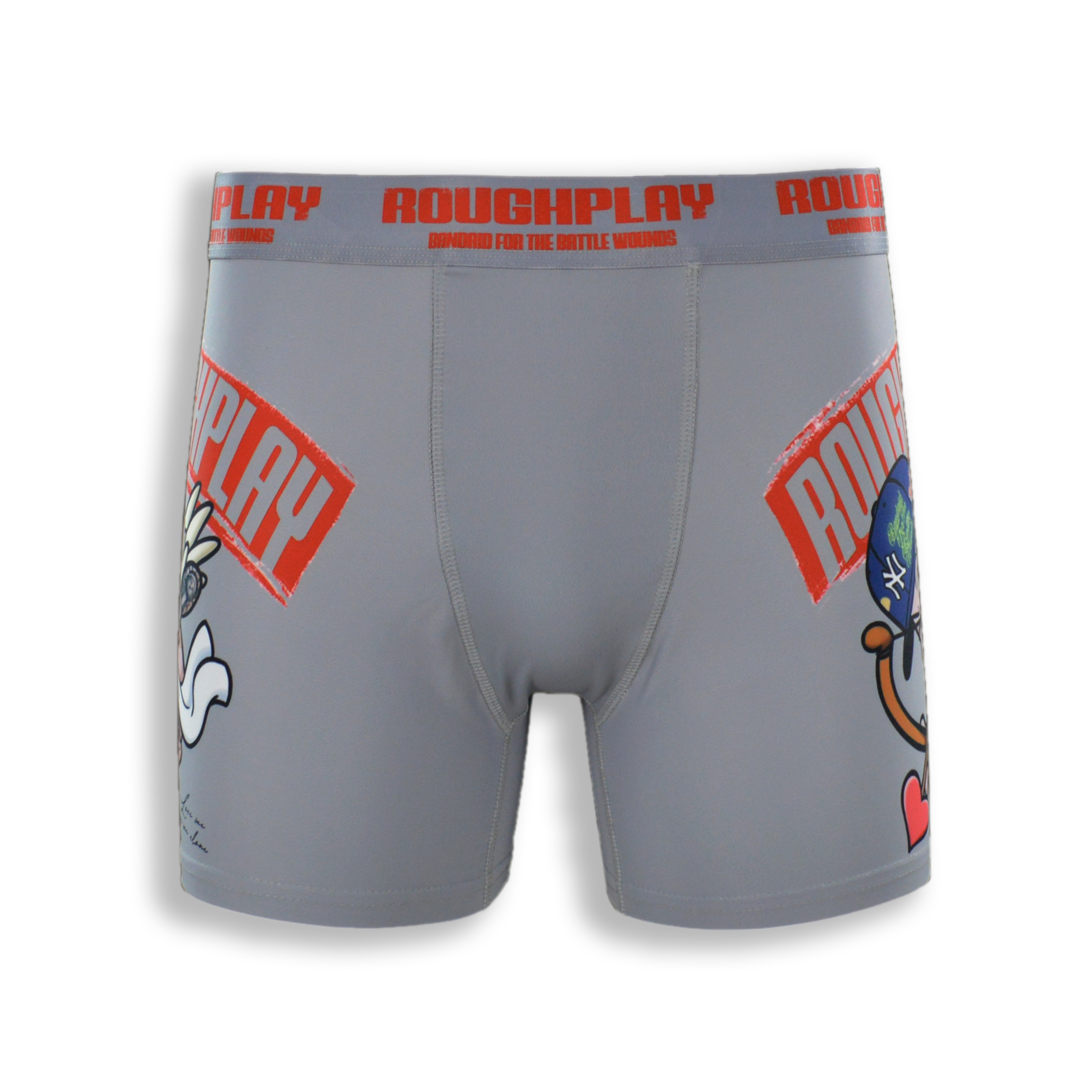 2022 Outlet Small MOQ Custom Boxer Waistband Logo Angel Print Underwear Polyester Spandex Made Comfortable And Soft Male Briefs