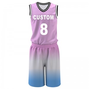 Fast Shipping Sublimated Men Custom Tracksuit Reversible Retro Camo Print Basketball Jersey Custom Basketball Uniform