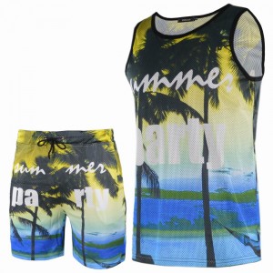 2022 Good Quality Blank Custom Basketball Wear Sleeveless Jersey For Men With Full Sublimation Hot Print Uniform Stamped Dye Set