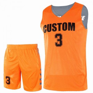 Top Quality Basketball Uniform Wholesale Custom Reversible 100%Polyester Jersey Classic Mesh Quick-drying Suit Wear