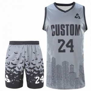 Wholesale Oem Basketball Jersey Dri Fit Throwback Good Quality Gray Nets Uniform Customized Sublimation Design Own Name Logo Set