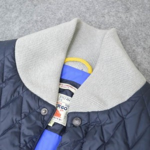 Low MOQ Customize Casual Flight Bomber Jacket Men Design Rib Knit Neck Outerwear
