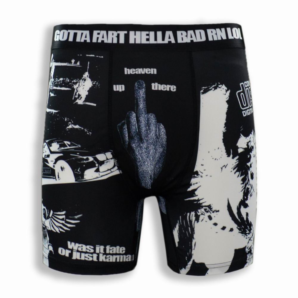 2022 Fashional Custom Logo Boxer Shorts Print Underwear Plus Size Men Briefs Wholesale Panties