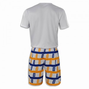Wholesale Latest Basketball Wear Jersey Custom 100% Polyester Blank T-Shirt White Color Top With Short Cool Set Men Suit