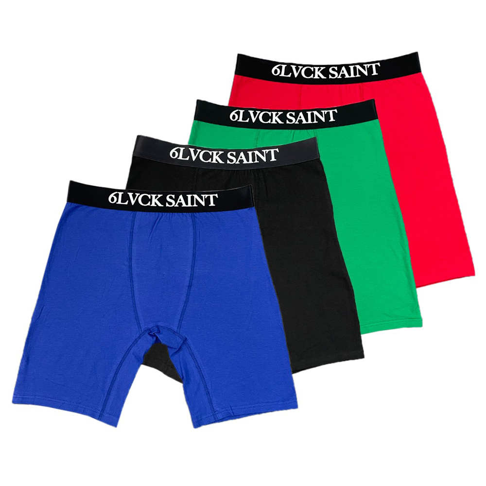 OEM Vendor Elastic 100+ Colors Mens Underwear Boxer Briefs Breathable Custom Print Men Boxers 95 Cotton 5 Spandex Boxers For Men