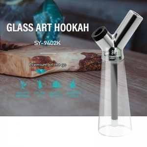 2022 New Style Glass Water Pipe Smoking Tobacco - SY-9402K Horns Bee Glass Art Bongs – Sam Young