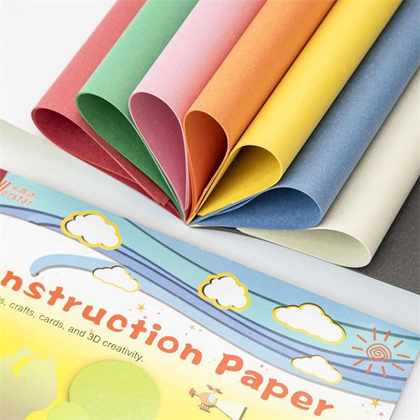 Remarkable High Quality Colour Construction Paper Pad or Pack, one of the best for kids craft project, multiple colours, paper grammages, sizes available
