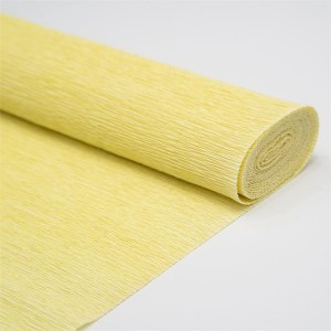 Good Quality but Cheap Priced Colour Crepe Paper. Colour Dyed or Printed. Various Stretch Rates, Colours, Grammages and Sizes