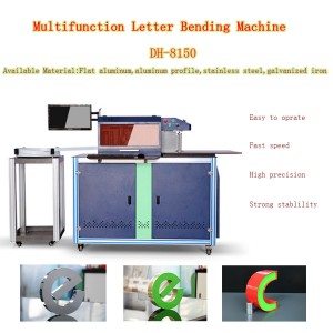 DH MULTIFUNCTION Model CNC Automatic Aluminum Channel Letter Bending Machine For 3D Signs