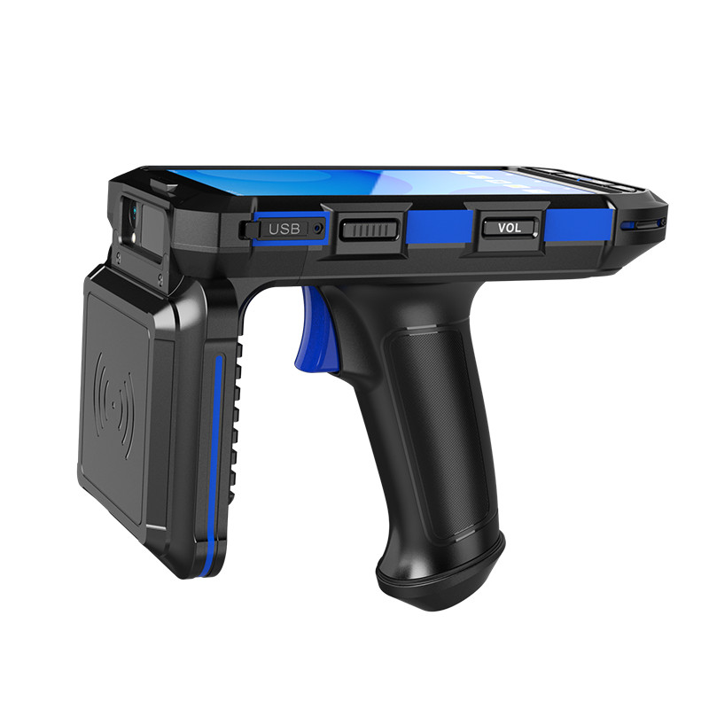 Android portable UHF RFID PDA with pistol grip
