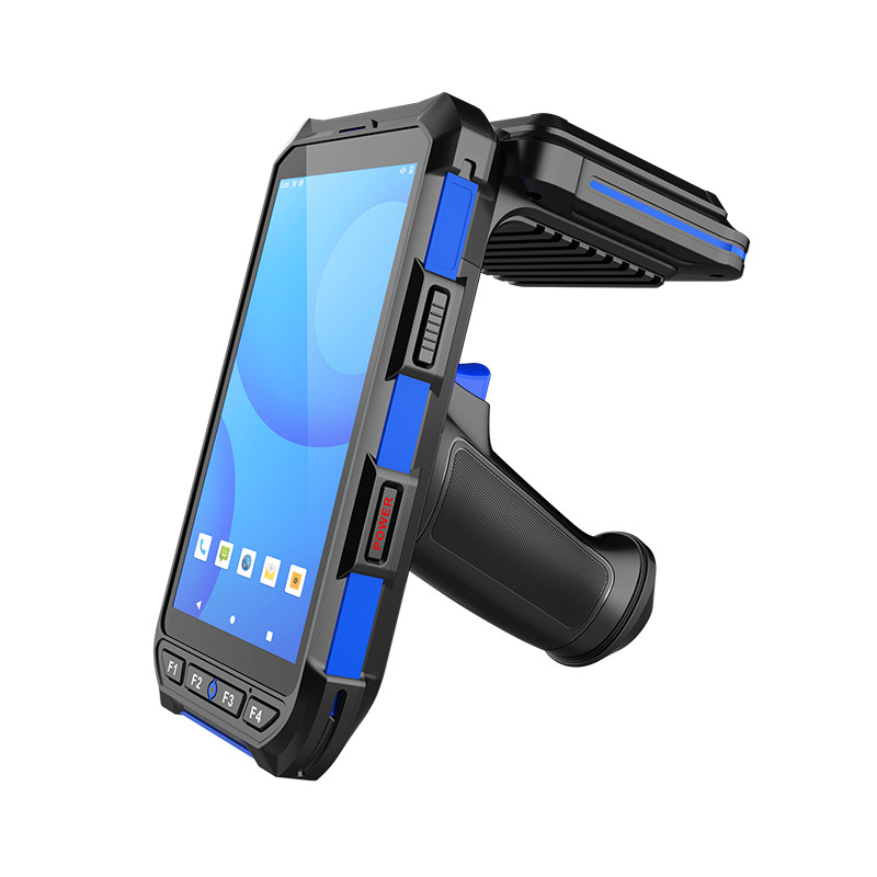 Android portable UHF RFID PDA with pistol grip