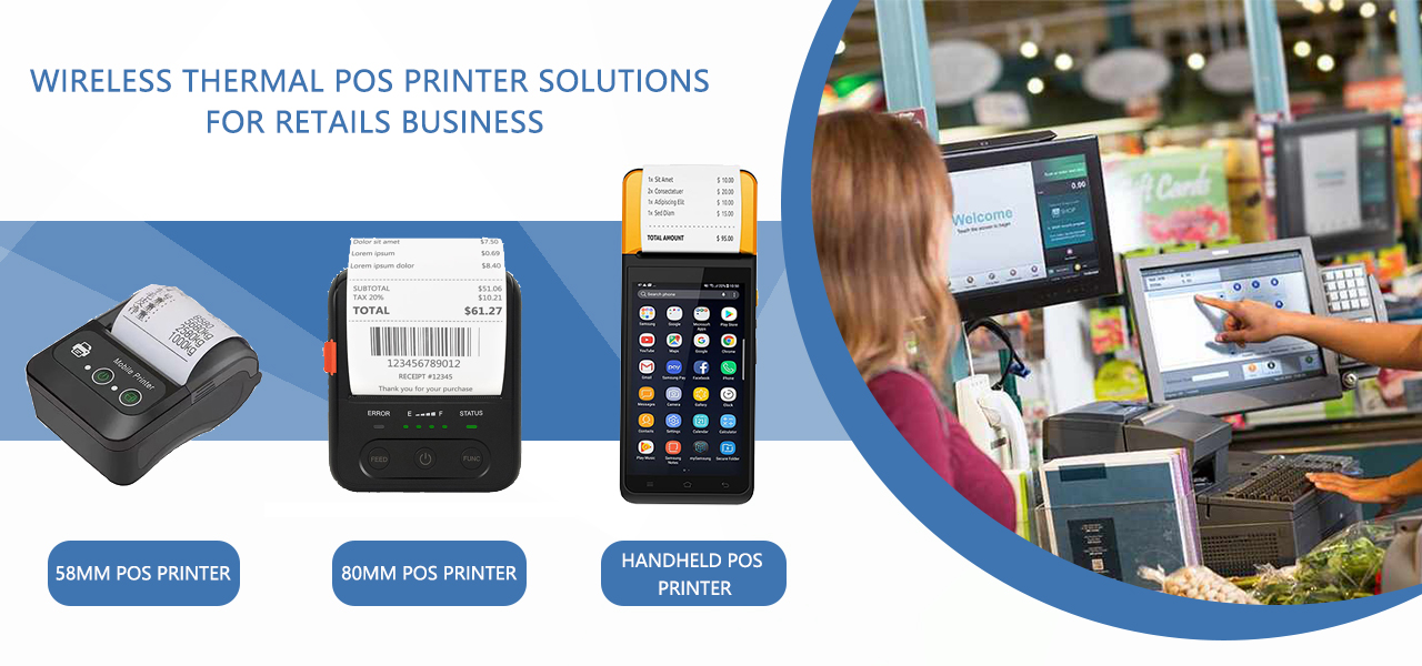 Solusi Printer POS Thermal Mobile pangsaéna pikeun bisnis luar!