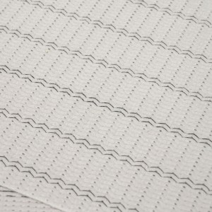 1.5MM shoe material Double Needle Stitch Bonded Nonwoven Stripe Insole Board