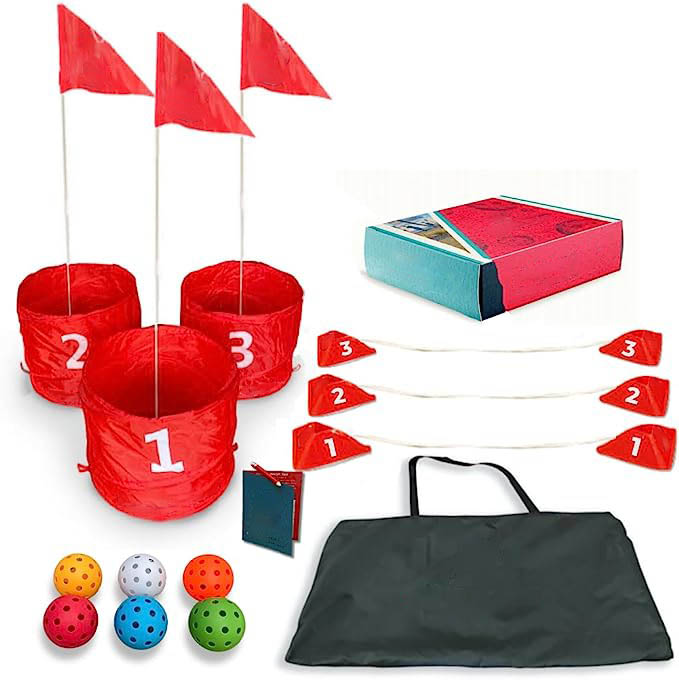 3 Hole Starter Set – New Outdoor Patio Golf Game