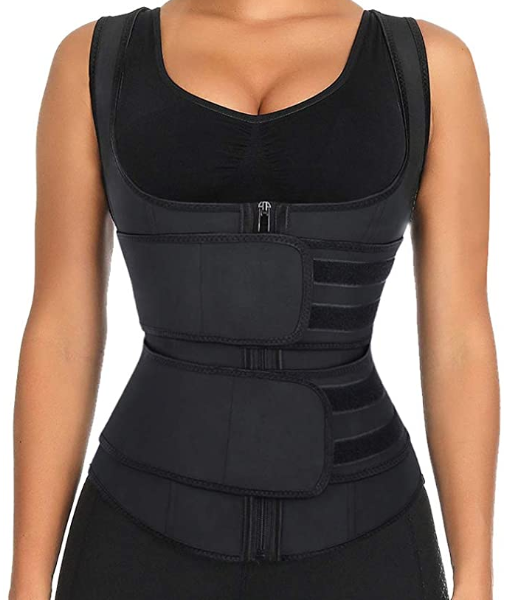 Wholesale 2 strap waist trainers belt waist corset shaper with logo