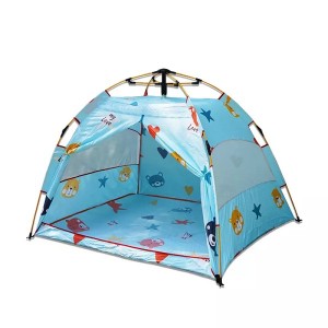 TWROAD Children’s tent indoor and outdoor theater children’s automatic tent polyester fabric children’s play tent