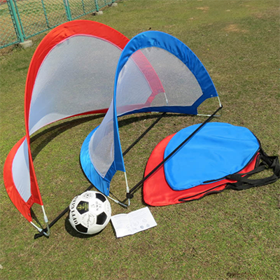 New portable kids Pop Up folded football gate Goals for Outdoor Training Soccer Ball Door mesh soccer goal