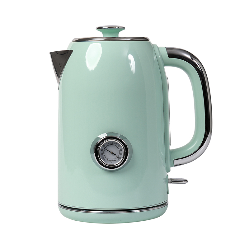 KA3201-02-V2 HOWSTODAY Stainless Steel 1.7L Electric Kettle with Thermometer & Water level
