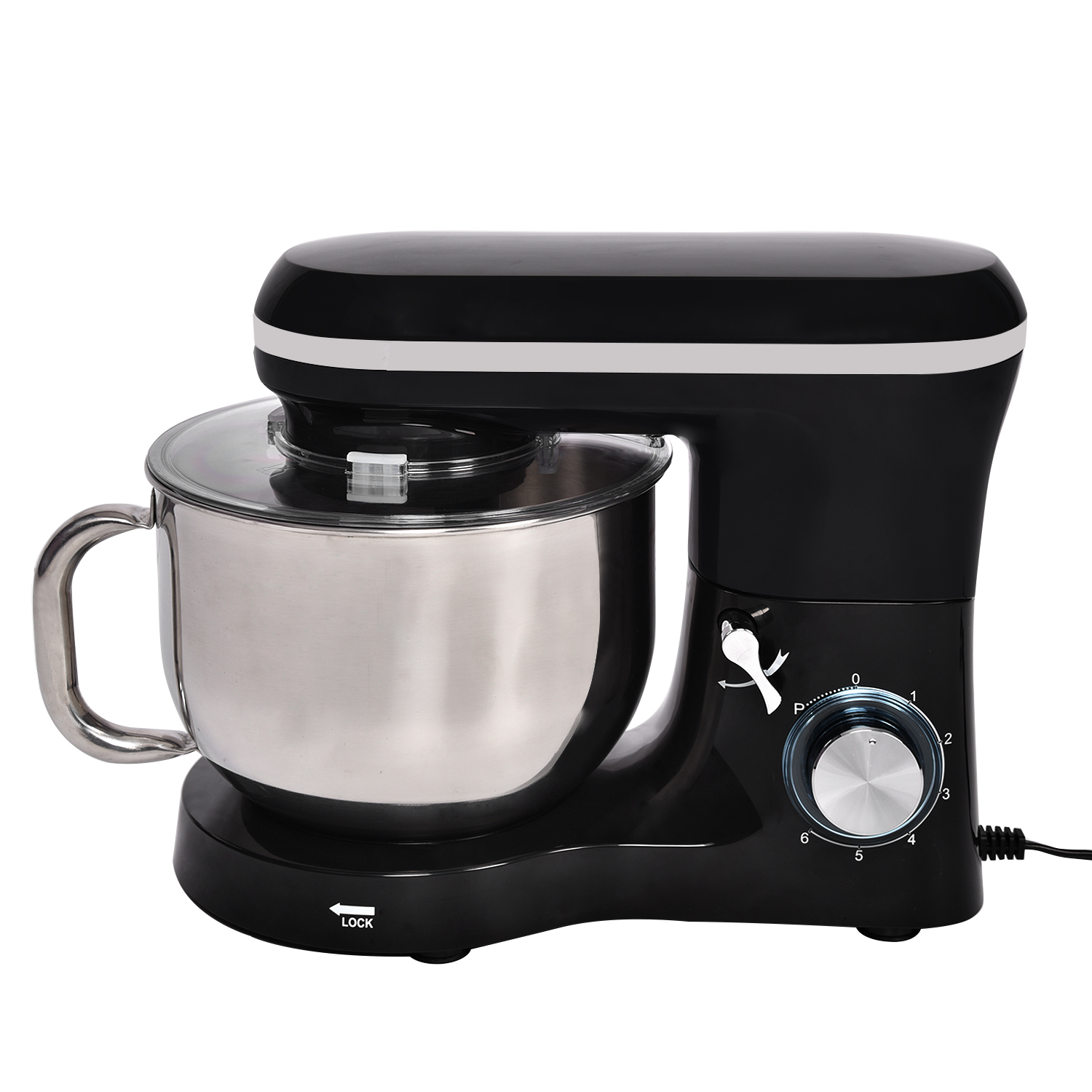 US-HW1025 HOWSTODAY 8-speed 4.5L Electric Kitchen Stand Mixer