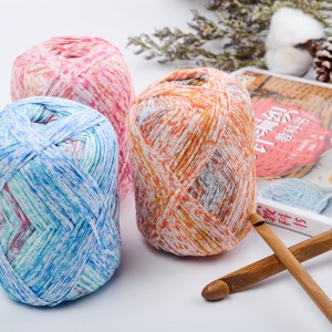 1/3.8NM 100% Mercerized silky cotton yarn Hand crochet yarn