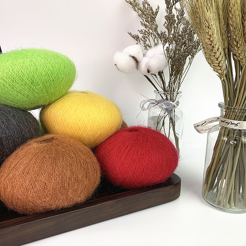 Mohair Brushed yarn -01