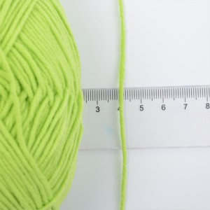 4/12NM DIY knitting 4ply milk cotton yarn for baby