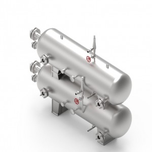 Circulating water heat exchanger for marine