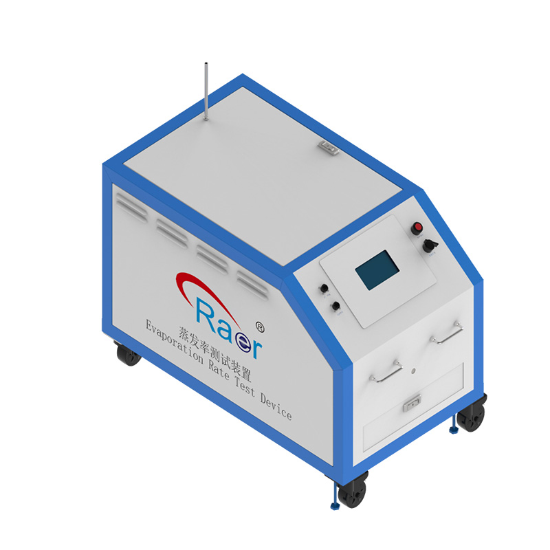 Static evaporation rate test device
