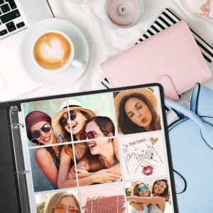 Photo Album Ultra Clear Refill Pages Holds 4×4″ Photos