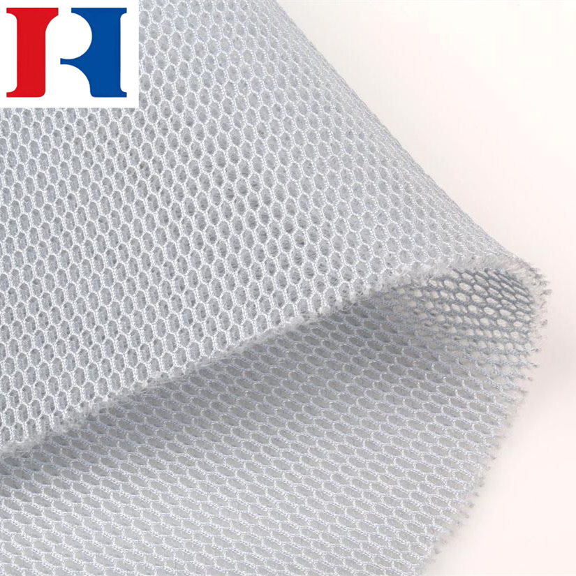 Breathable warp knitted 3d spacer air mesh fabric mattress border air mesh fabric