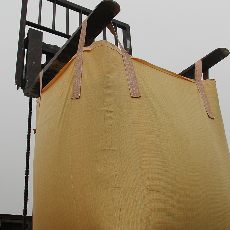 HT-17 Yellow FIBC ton big bulk jumbo bags, long UV treated, fast delivery high quality  ton bag