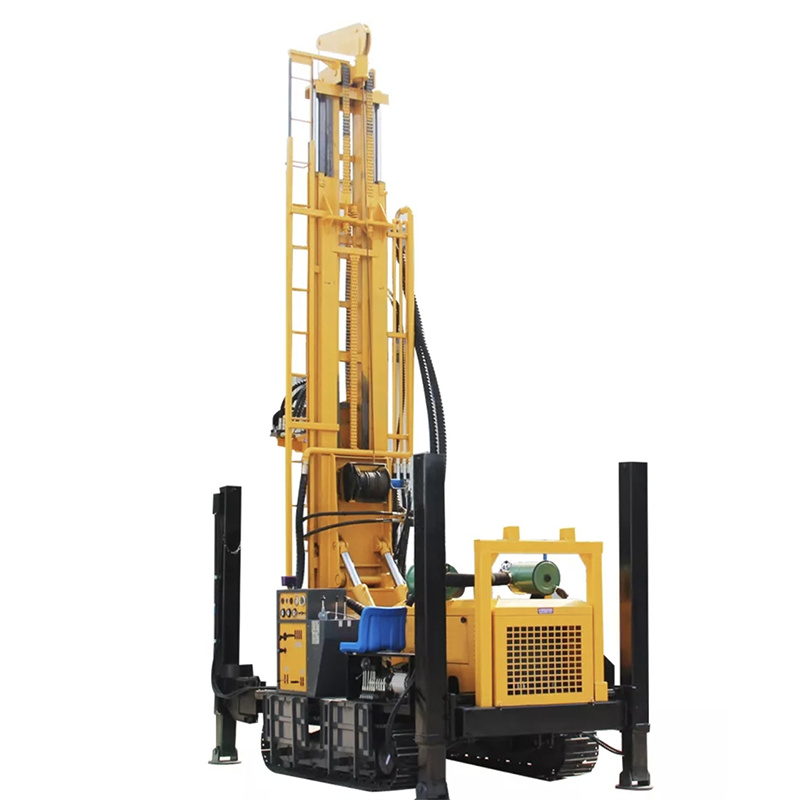 350m Crawler Drilling Mining Pneumatic DTH Water Well Drilling Rig1