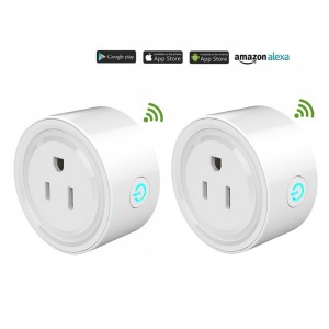 10A UK Alexa Google Home Tuya Wall Smart Socket Remote Control Mini Wifi Smart Plug