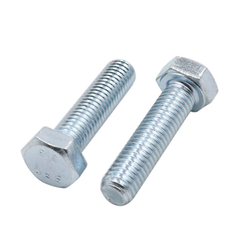 Wholesale China Low carbon steel Bolts Manufacturers Suppliers –  DIN933 DIN931 Zinc Plated  Hex Bolt  – Haosheng